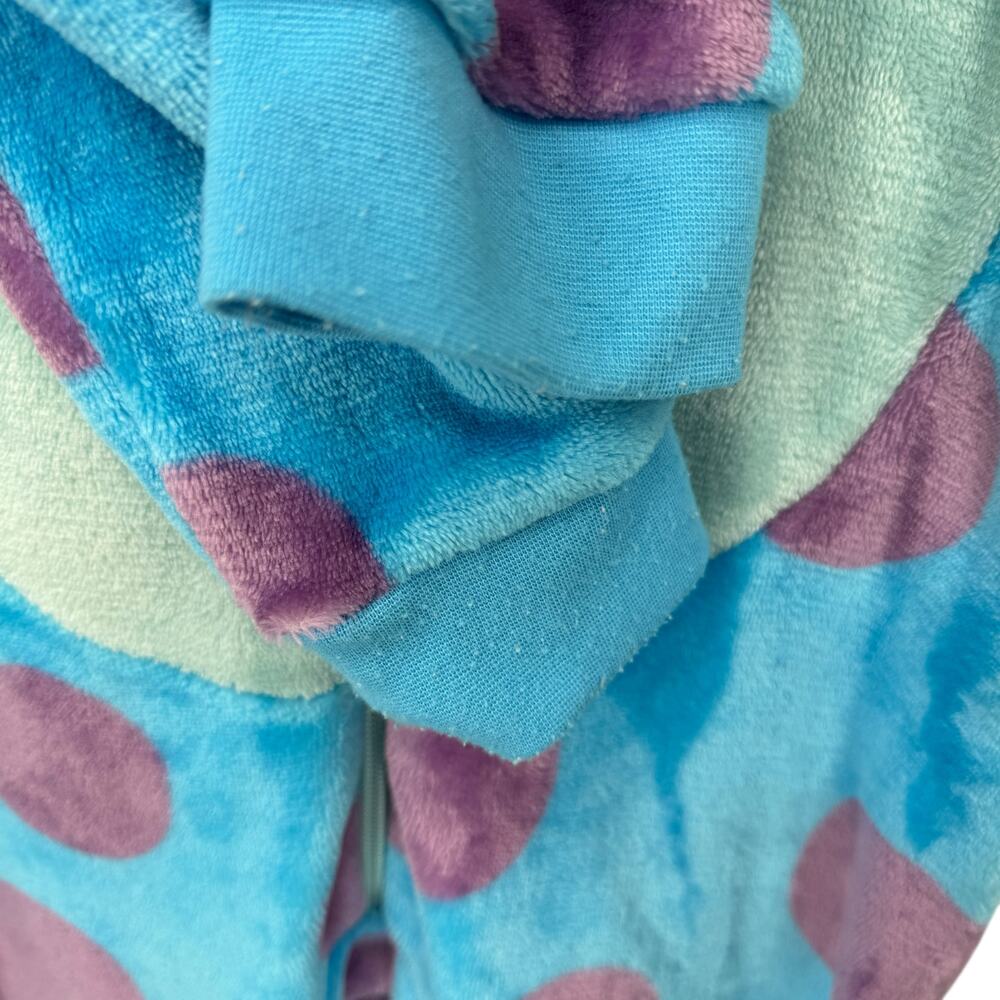 Monsters Inc Sully One Piece Costume Furry Unisex SZ 14 Yrs Blue Cozy Pajama - Picture 4 of 12